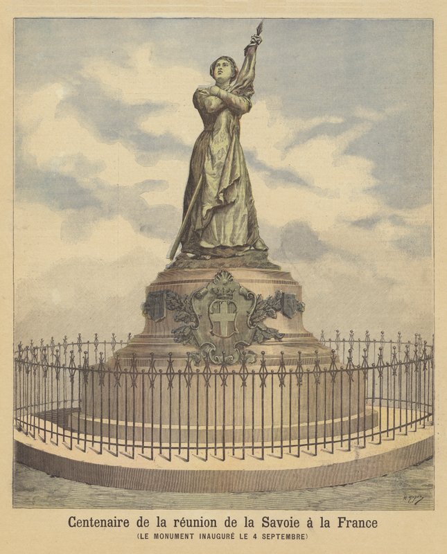 Monument Commemorating the Centenary of Savoy Becoming Part of France by after Henri Meyer