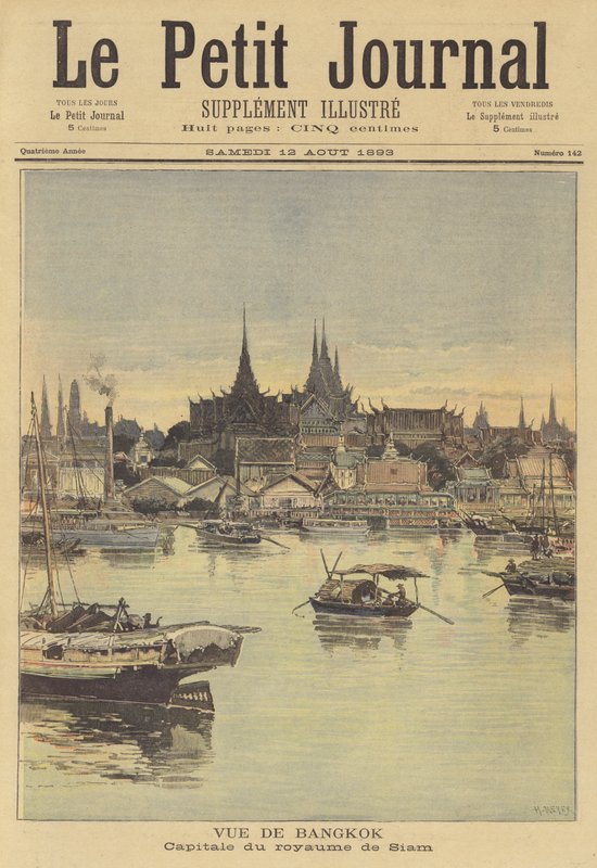View of Bangkok by after Henri Meyer