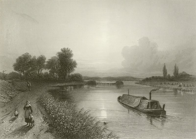 River Trent, Near Wighnor by Henry after Warren