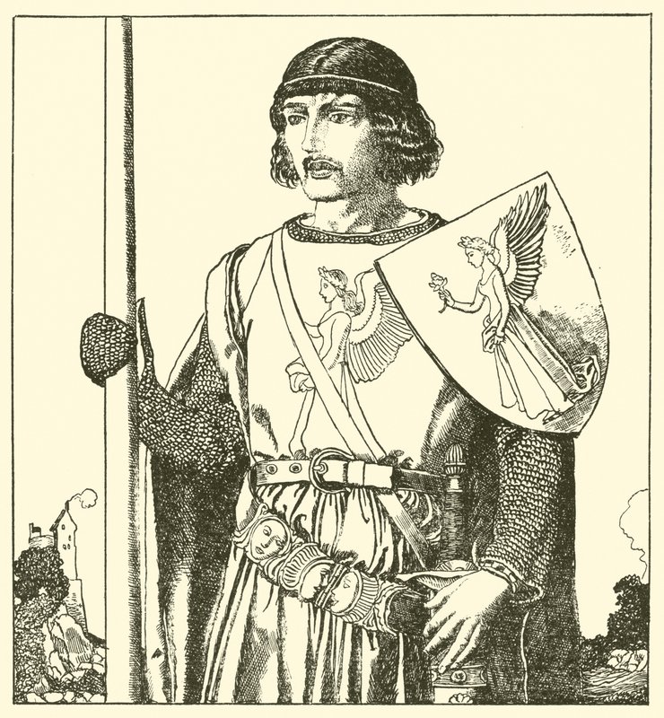 Sir Lamorack of Gales by after Howard Pyle