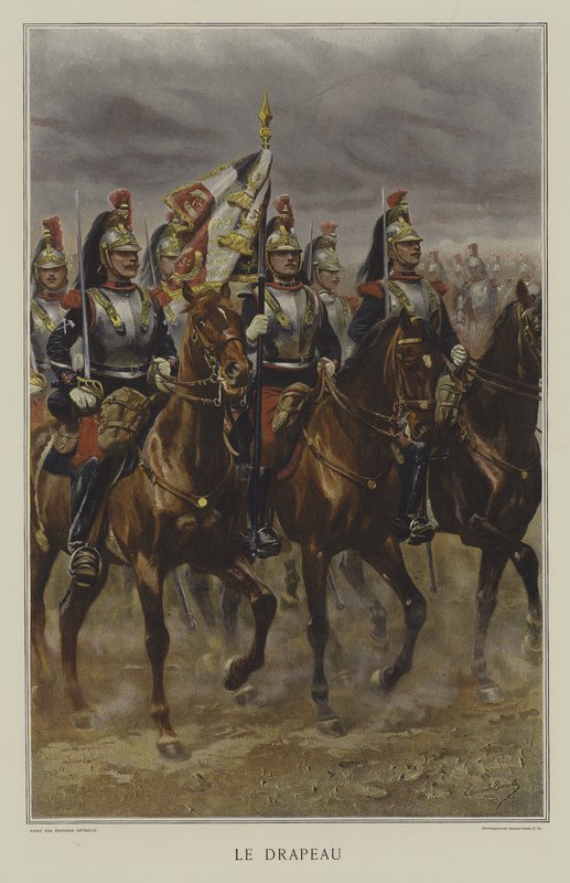 The Flag by after Jean Baptiste Edouard Detaille