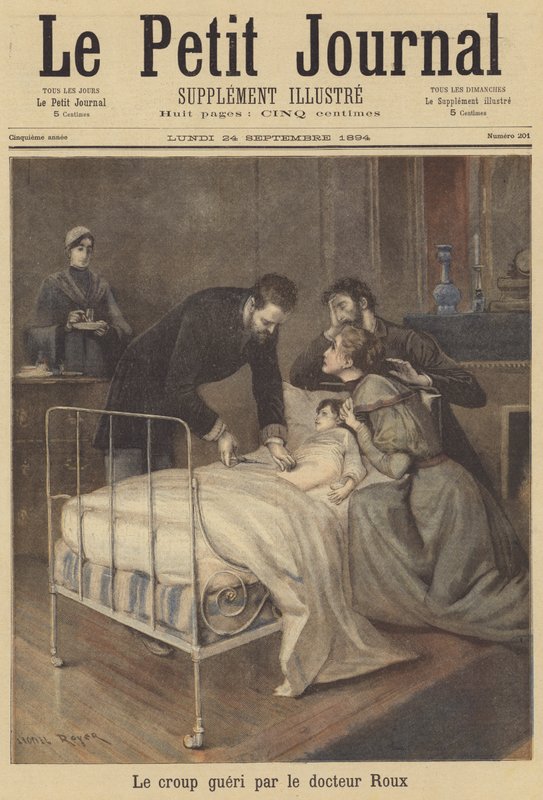 Doctor Emile Roux Curing a Child of a Case of Croup by after Lionel Royer