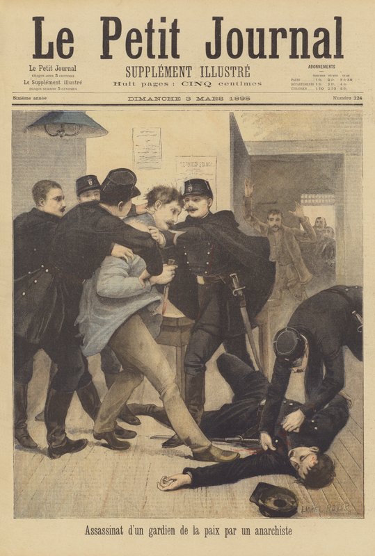 Murder of a Police Officer by an Anarchist by after Lionel Royer
