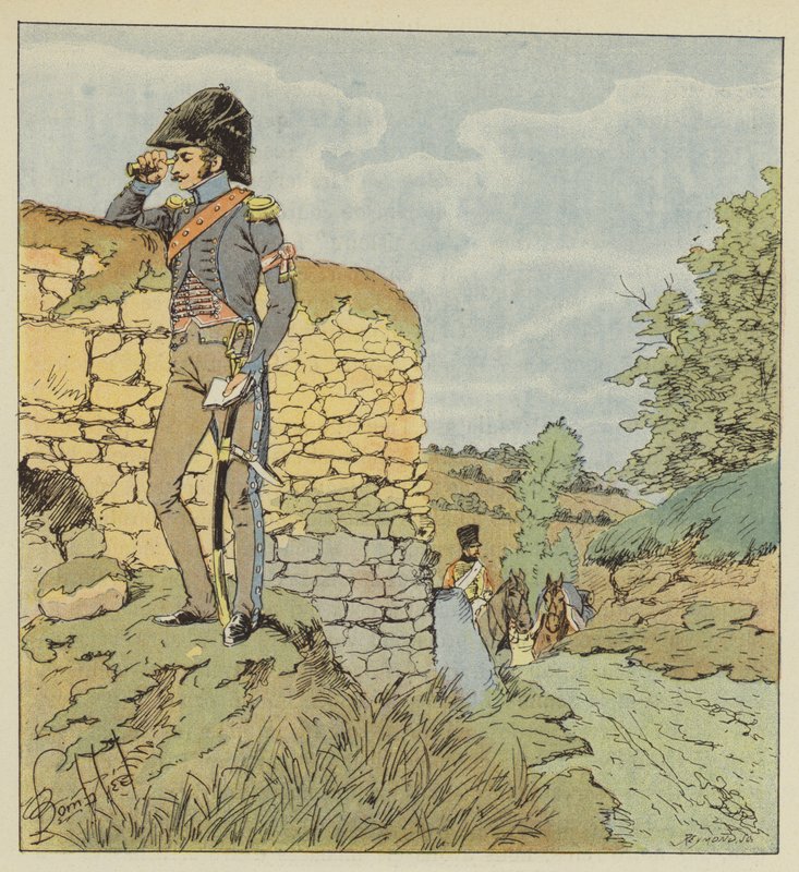 Aide-de-camp of a Division General by after Louis Charles Bombled