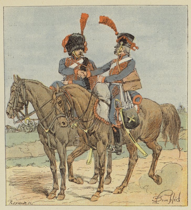 Horse Artillery of the Guard and the Line by after Louis Charles Bombled