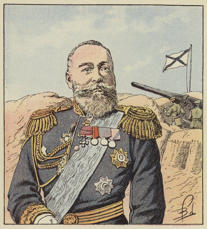 Admiral Alexeief, Commander-in-Chief at Port-Arthur by after Louis Charles Bombled