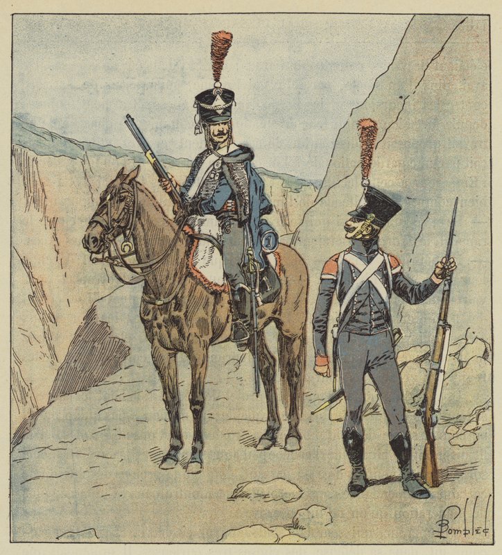 The provinces bordering the Turks had Croatian regiments by after Louis Charles Bombled