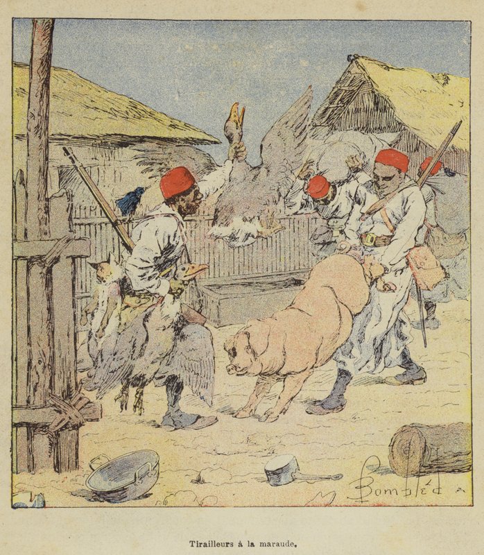 Sharpshooters Marauding by after Louis Charles Bombled