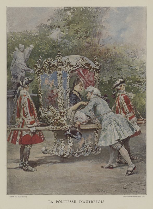 The Politeness of Yesteryear by after Ludovico Marchetti