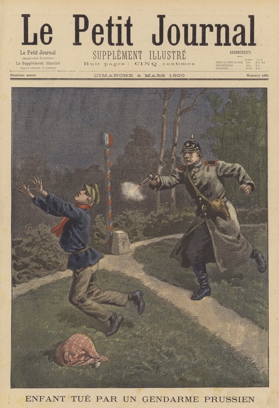 A Child Killed by a Prussian Policeman by after Oswaldo Tofani