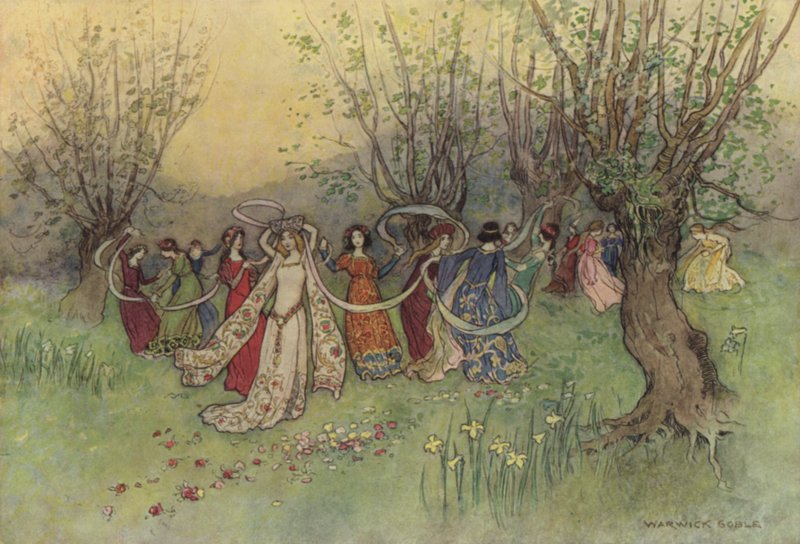 The Book of the Duchess by after Warwick Goble