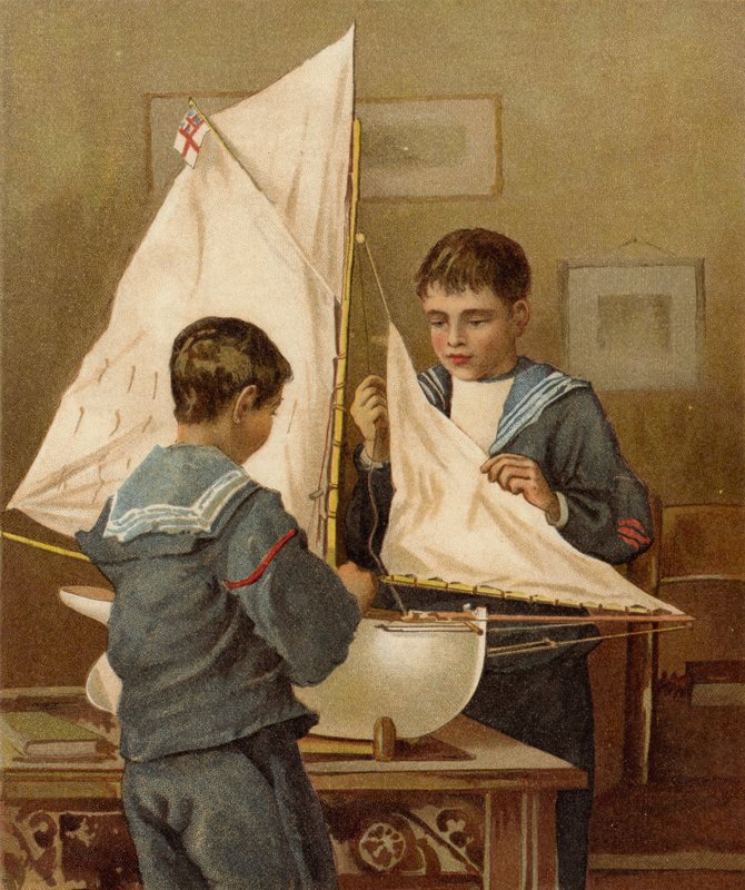 Getting Ready for Sea by after William Henry James Boot