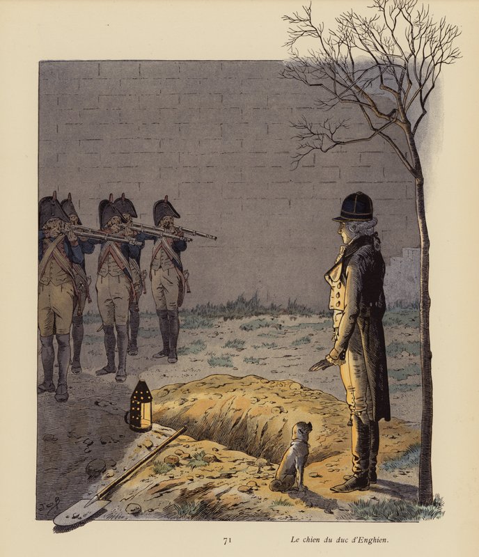 The Dog of the Duke of Enghien by pseudonym for Onfray de Breville Jacques Job