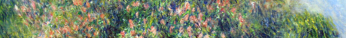 Blooming Chestnut Tree (Pierre-Auguste Renoir), Detail: Blühende Kastanienkrone