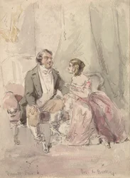 Scene from Vanity Fair: Jos and Becky