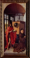 Saint John the Baptist and the Franciscan brother Henri de Werl