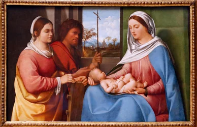 The Virgin and Child with Saints Catherine of Alexandria and John the Baptist
