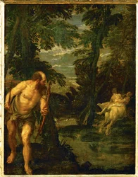 Hercules, Dejaneira, and the centaur Nessus