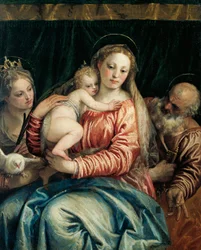 Madonna and Child, St Peter and St Agnes
