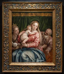 Madonna and Infant Jesus between St. Catherine of Alexandria and Peter