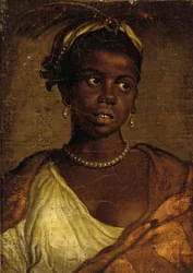 Portrait of a Moorish woman, bust-length