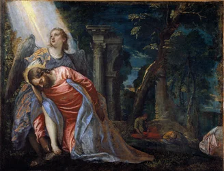 Christ in the Garden Supported by an Angel