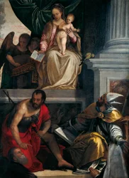 Madonna and Saints with Bevilacqua Lazise Donors