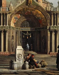 Capriccio of a Church (detail)