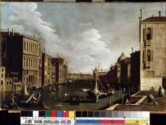 View of the Grand Canal in Venice