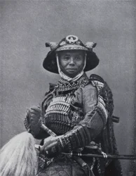 The Chief of the First Japanese Mission to Europe (b/w photo)