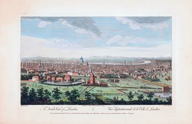 A North View of London in the 18th Century
