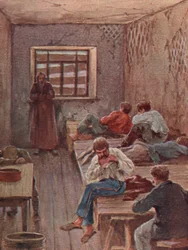 Political prisoners detained by the Soviet secret police, the Cheka