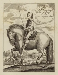 James II and VII, King of England, Scotland and Ireland, when Duke of York (etching)