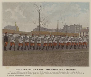 Foot Cavalry School, Handling the Carbine