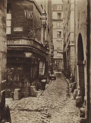 Rue Glatigny in 1865, taken from the quay side