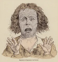 Expression of horror