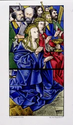 The Virgin Surrounded by the Apostles