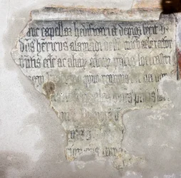 Dedicatory Inscription by Priest Enrico Allemandi