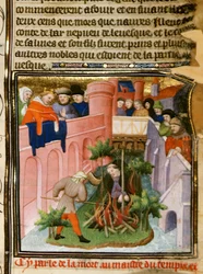 Burning of the Master of the Templars, from 