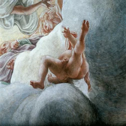 Angel in flight (detail)