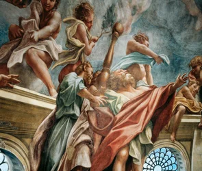 Apostle, detail from Assumption of Virgin