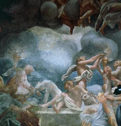 Youths on Balcony (detail)