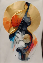 Abstract Violin