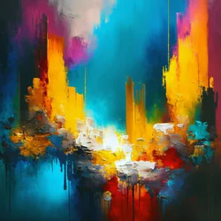 Colorful Abstract Painting