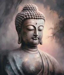 Buddha Portrait in Meditation