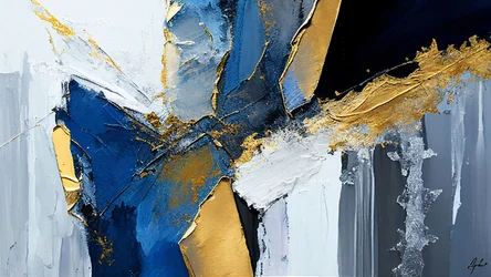 Textured Painting with Thick Brushstrokes