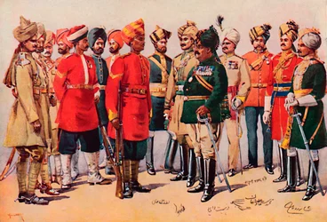 A Group of Indian Soldiers
