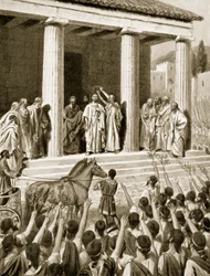 Themistocles Honoured at Sparta, Illustration from 