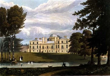 Chiswick House, engraved by Robert Havell and Son