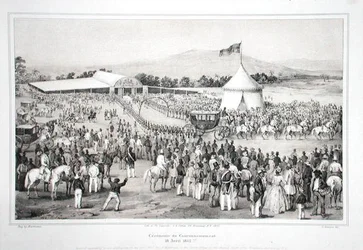 Coronation of General Faustin Soulouque (c.1785-1867) as Emperor of Haiti